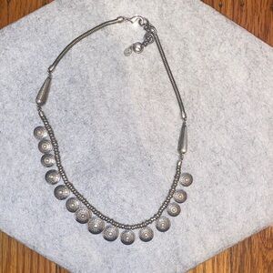 Lucky Brand Silver Statement Necklace